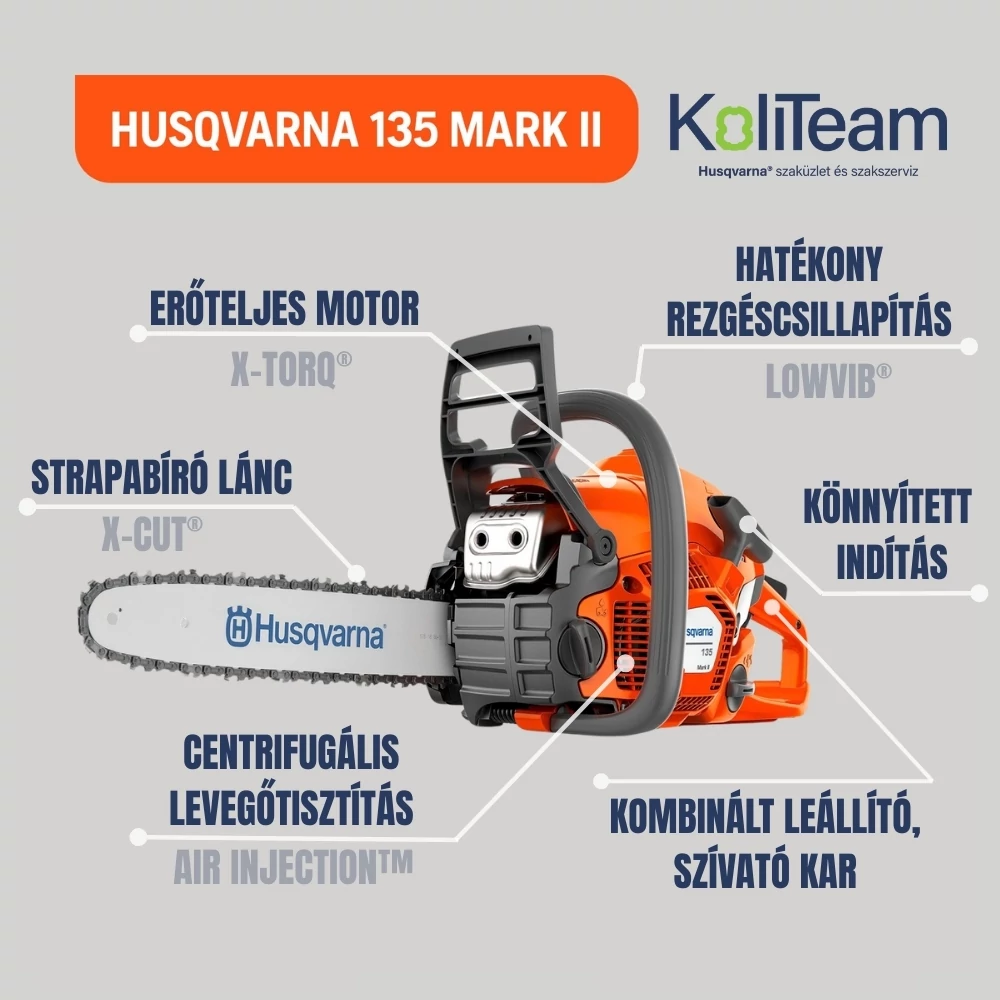 Több, mint egy belépő modell: Miért a Husqvarna 135 Mark II a legjobb választás a kertbe?