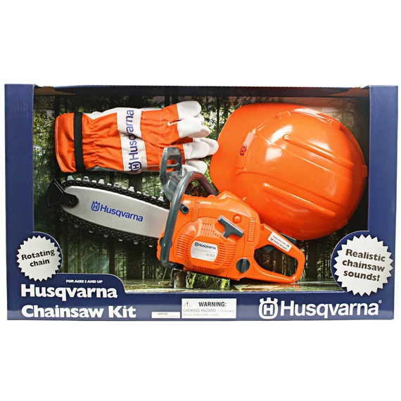 Husqvarna Játék láncfűrész 440 + védőfelszerelés szett